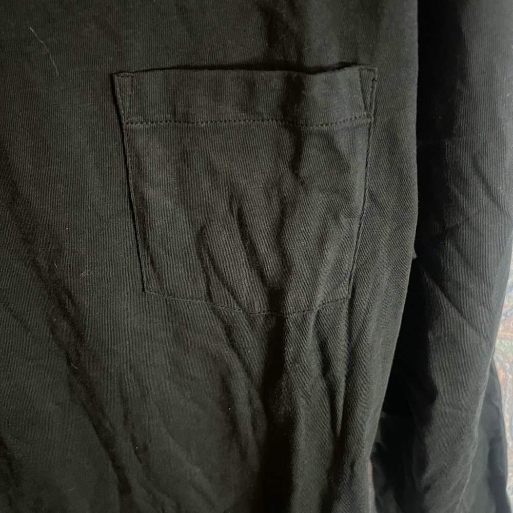Vineyard Vines Mens Long Sleeve Blank Pocket T-Shirt Black 6V0019-001 Size S NWT - Picture 5 of 5